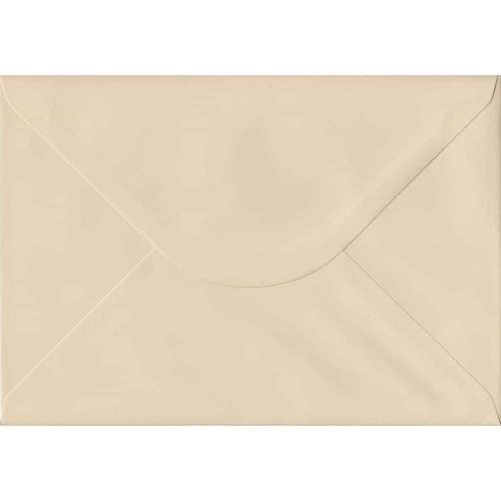 Cream Pastel Gummed C5 162mm x 229mm Individual Coloured Envelope